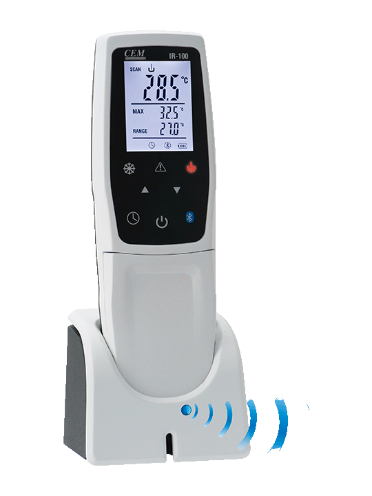 Термометр инфракрасный безопасности пищевых продуктов 2 в 1 CEM IR-100 Инфракрасные лампы для сушки