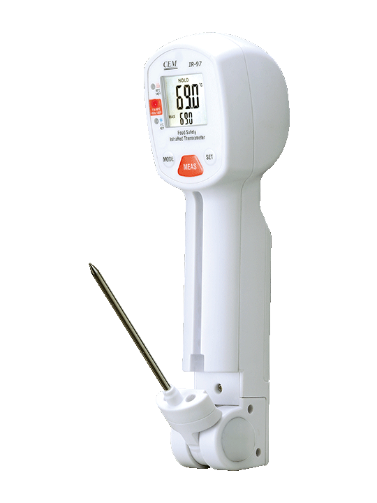 Термометр инфракрасный безопасности пищевых продуктов CEM IR-97 Котельная автоматика