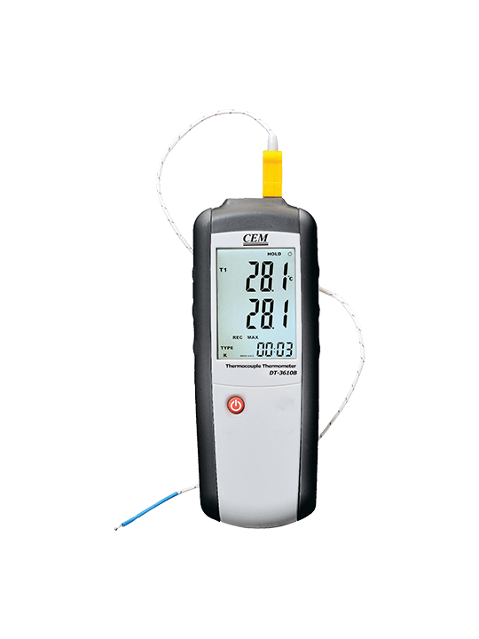 Термометр термопарный типа-K/J CEM DT-3630 Пирометры (бесконтактные термометры)