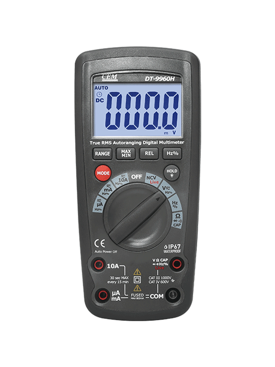 Мультиметр цифровой профессиональный высокопроизводительный высокой точности CEM DT-9908 Мультиметры