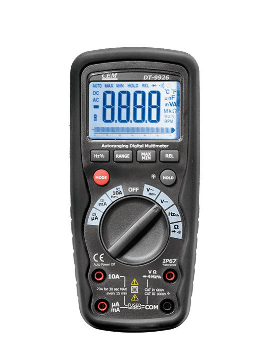 Мультиметр цифровой промышленный профессиональный True RMS CEM DT-9938 Мультиметры