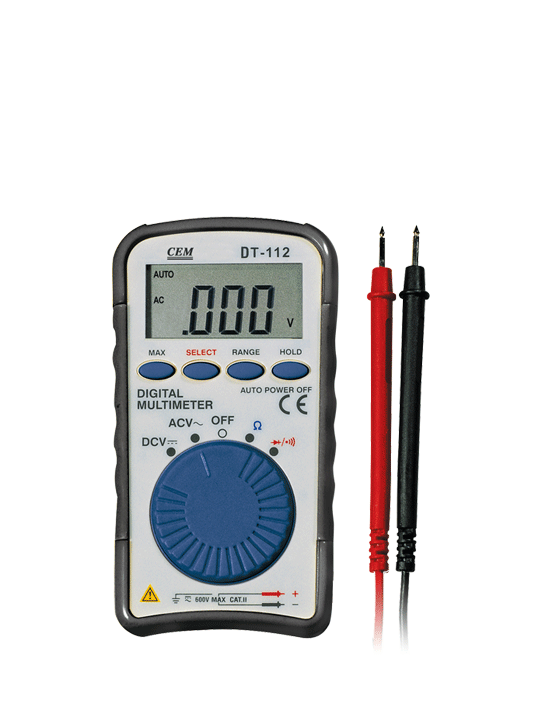 Мультиметр карманный цифровой многофункциональный DMMs CEM DT-112 Мультиметры