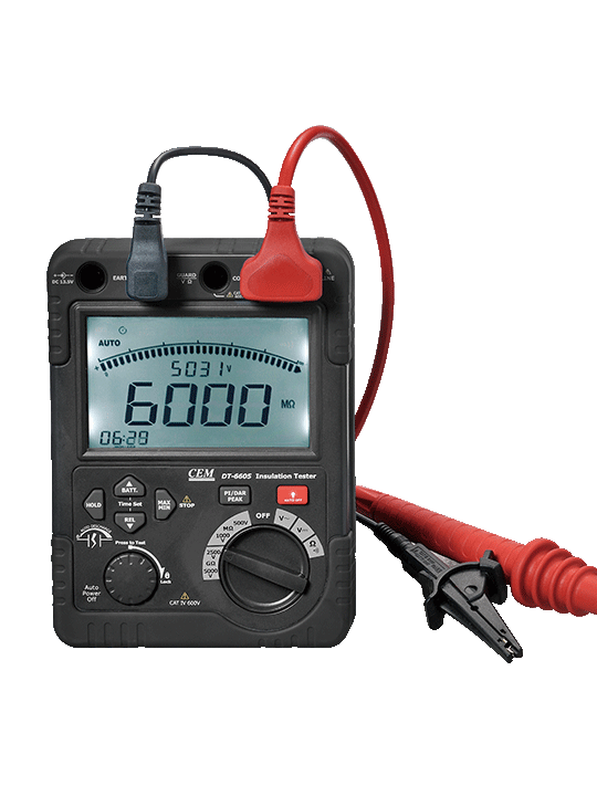 Тестер изоляции высокого напряжения CEM DT-6605 Измерители сопротивления #2