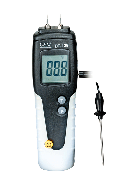 Измеритель влажности для измерения уровня влажности пиломатериалов и строительных материалов CEM DT-129 Измерительные линии