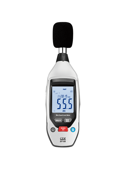 Мини-измеритель уровня звука окружающей среды с Bluetooth CEM DT-95 Измерительные линии