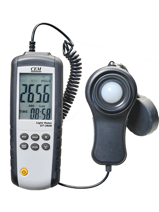 Измеритель освещенности светодиодный CEM DT-3809 Измерительные линии