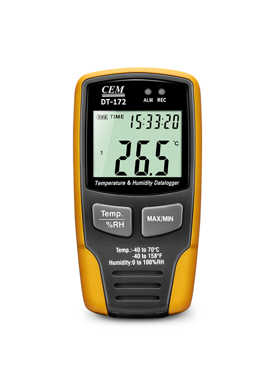 Регистратор данных температуры и влажности CEM DT-172TK Даталоггеры