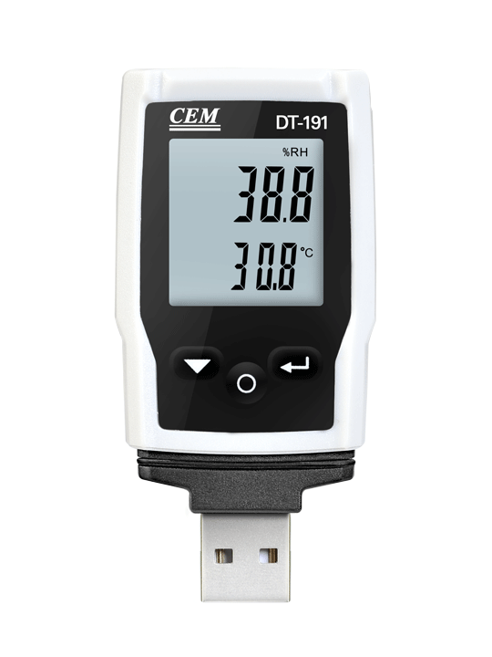 Регистратор данных температуры и влажности Plug-PDF с интерфейсом USB CEM DT-191B Даталоггеры