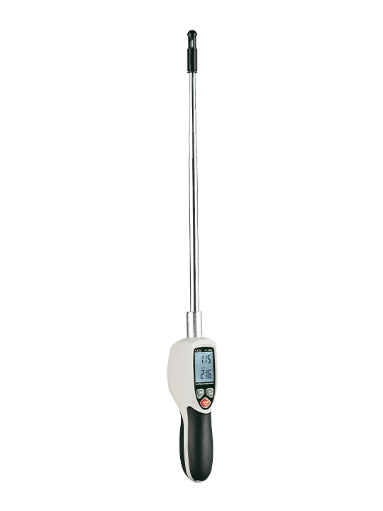 Термоанемометр с регистратором данных и телескопическим зондом для измерения в воздуховодах ОВКВ CEM DT-1880A Даталоггеры